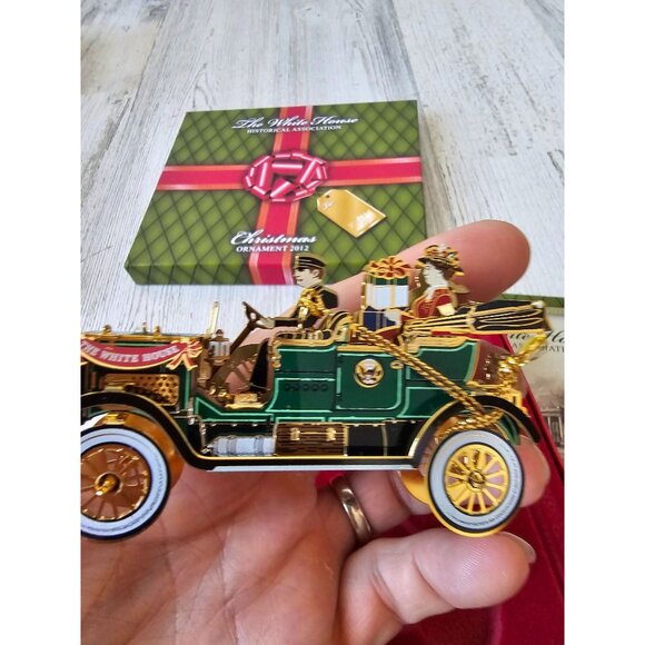 White House Howard Taft 2012 car metal ornament Xmas tree automobile Americana p - Picture 7 of 12